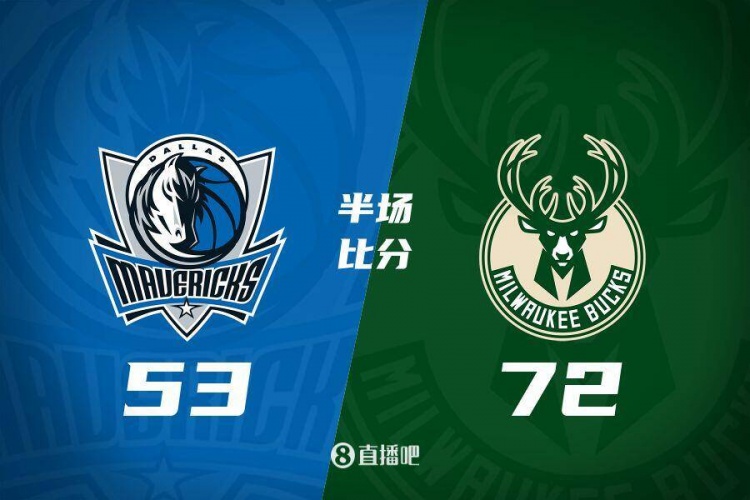  利拉德26分&三分6中5 字母哥20+8 雄鹿半場(chǎng)領(lǐng)先殘陣獨(dú)行俠19分！