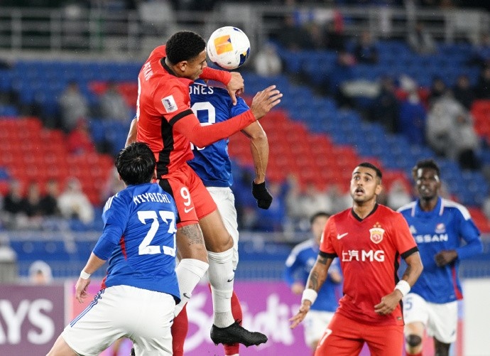  亞冠精英聯(lián)賽1/8決賽次回合，橫濱水手4比1上海海港