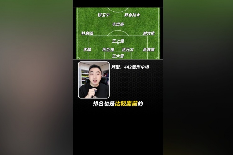  袁甲預測國足首發(fā)：可能塞爾吉尼奧要替補，首發(fā)是韋世豪
