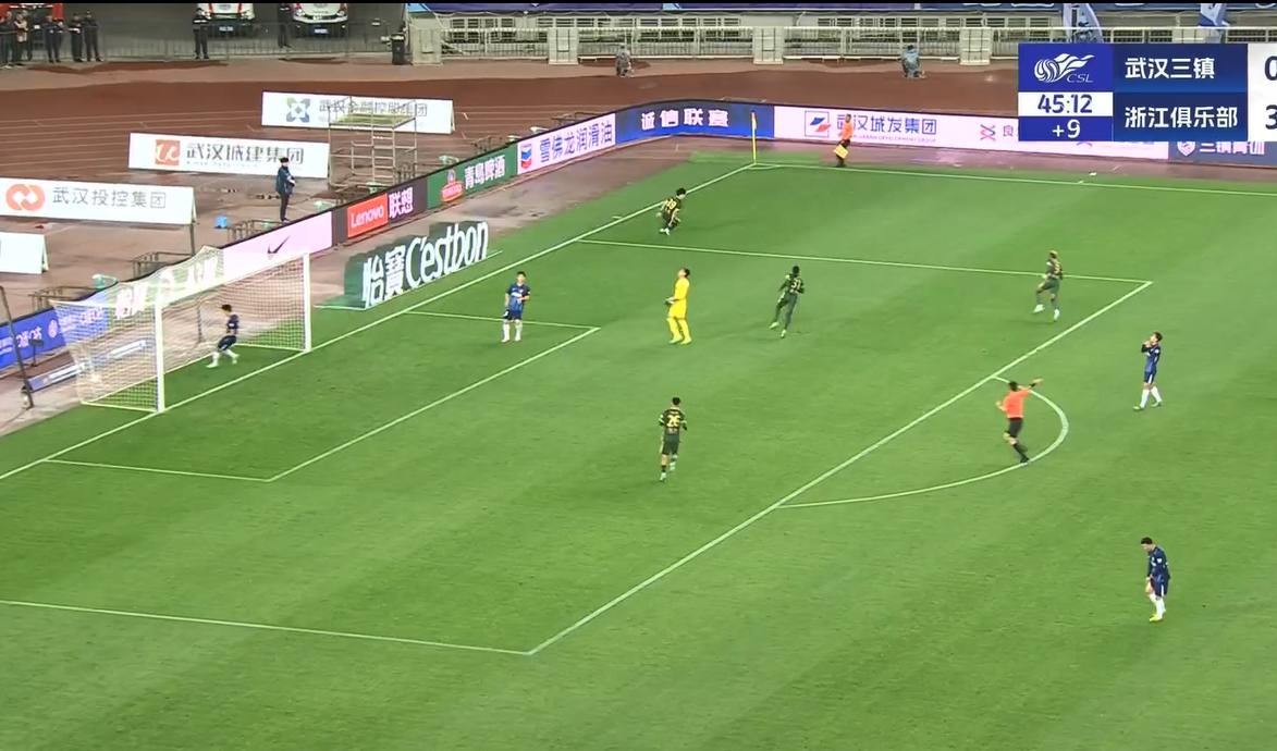  18歲王鈺棟中超處子球！三鎮(zhèn)后防白給，浙江半場4-0領先